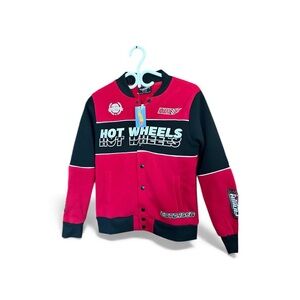 Hot Wheels Kids Graphic Fleece Bomber Jacket NWT – Size M (10/12)
